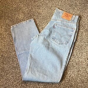 Levi's  550 Light Blue Denim Jeans Sz 34x34